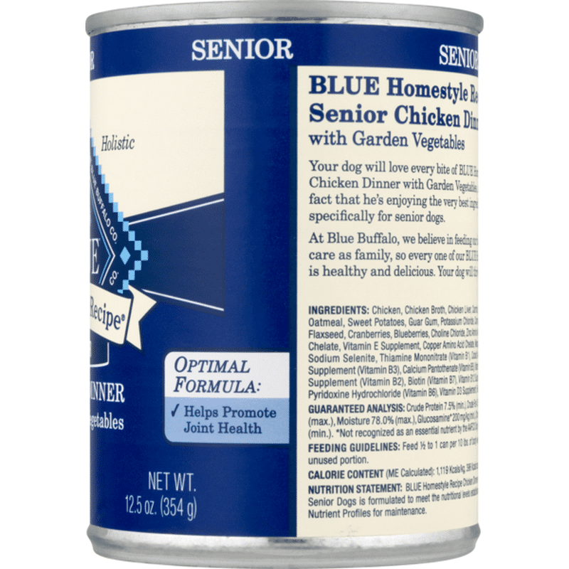 Blue homestyle recipe senior chicken clearance dinner