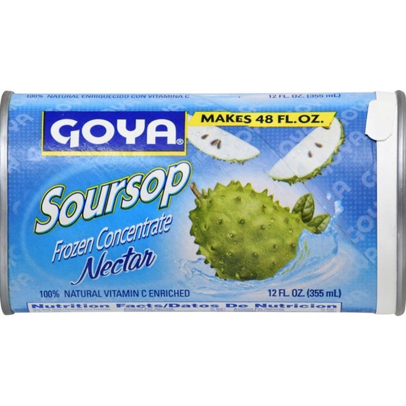 Goya Guanabana Soursop Nectar Frozen Concentrate (12 fl oz) Instacart