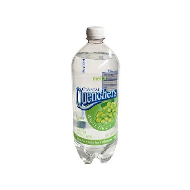 Meijer Crystal Quenchers White Grape Flavored Sparkling Water Beverage