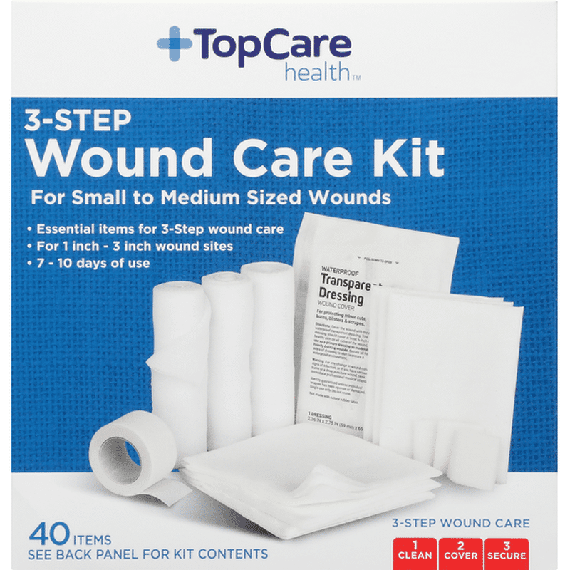 TopCare Wound Care Kit, 3Step (1 each) Instacart
