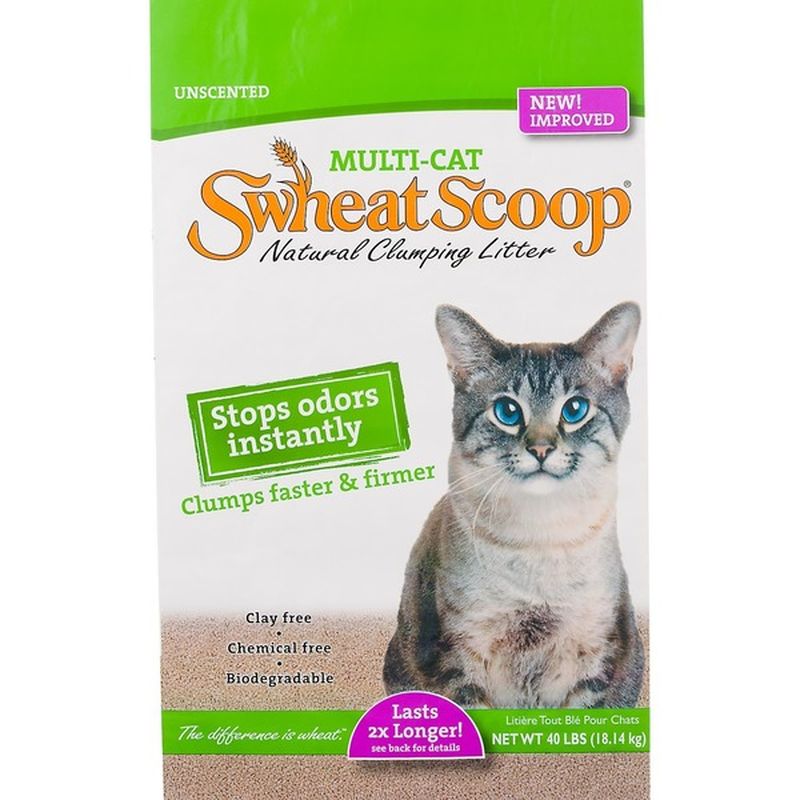 Swheat Scoop Multi Cat Natural Clumping Litter (40 lb) Instacart