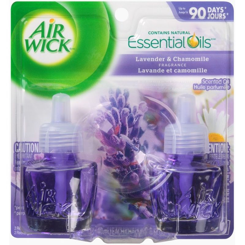 Air Wick Essential Oils Scented Oil Refills Lavender & Chamomile (0.67 fl oz) from ShopRite