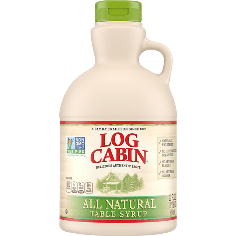  Log  Cabin  All  Natural  Table Syrup  22 fl oz from Cub 