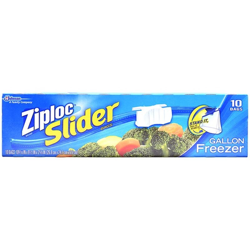 Ziploc Slider Stand & Fill Freezer Bags (1 gal) from Food Lion Instacart