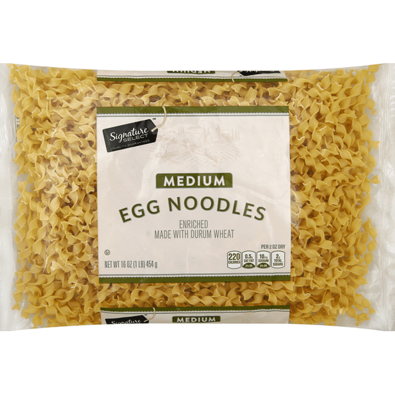 Signature Select Egg Noodles, Medium (16 oz) Instacart