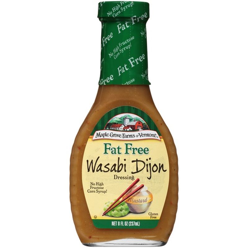 Maple Grove Farms Of Vermont Wasabi Dijon Fat Free Dressing (8 oz) from