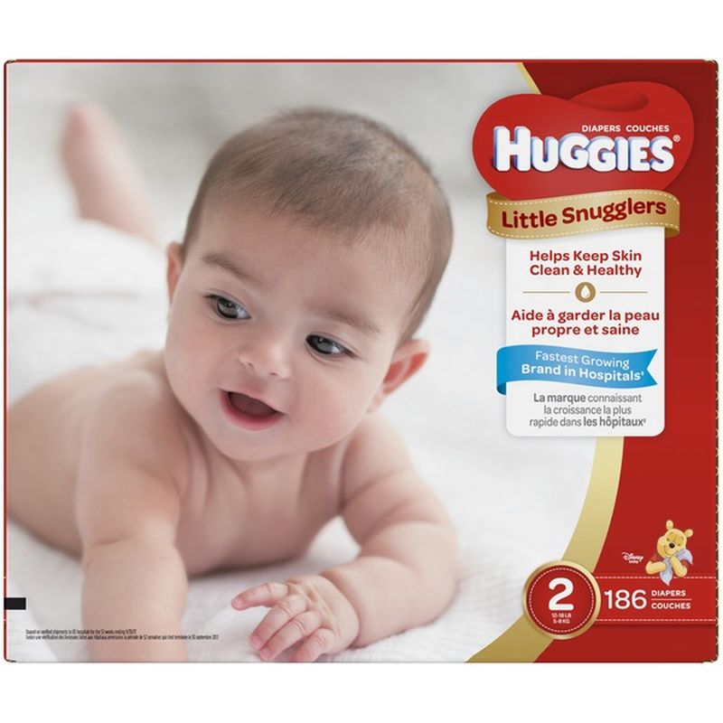 186 huggies little snugglers