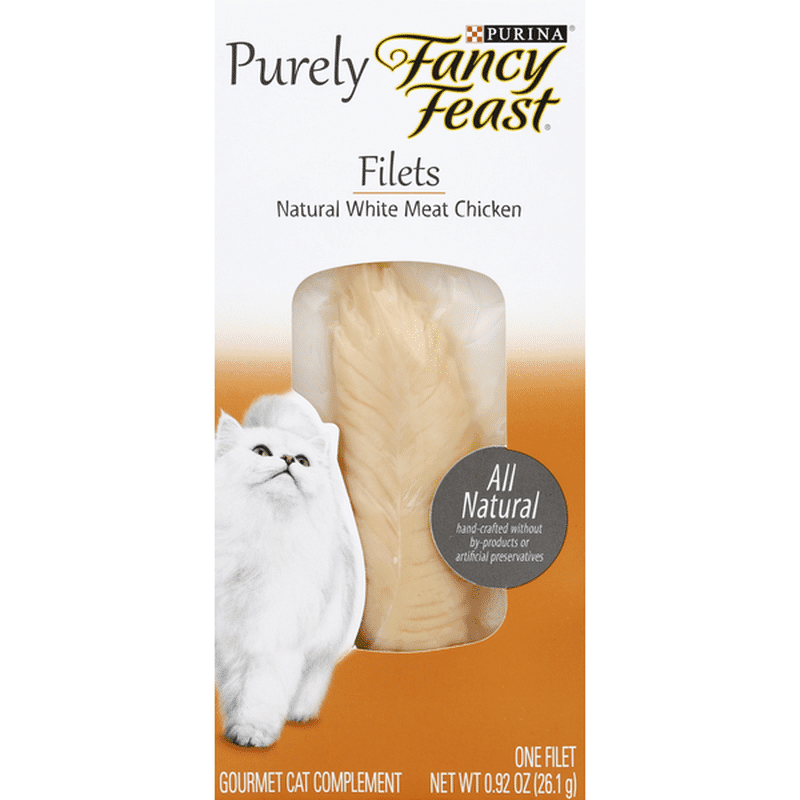 Purely Fancy Feast Natural, Grain Free Wet Cat Food Complement, Purely