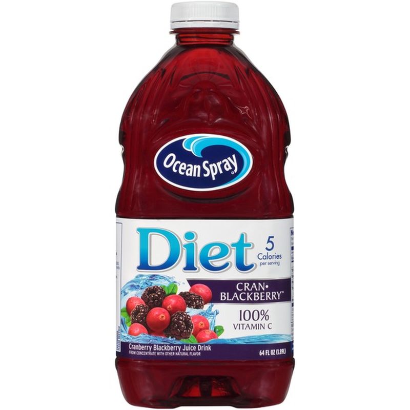 Ocean Spray Diet CranBlackberry Juice Drink (64 fl oz) Instacart