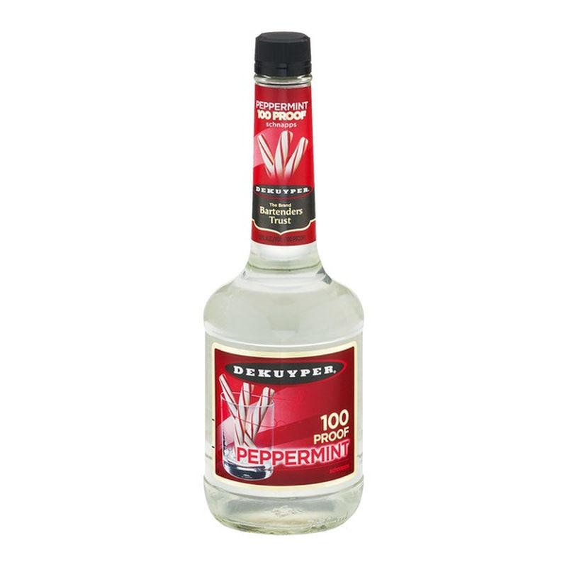 DeKuyper 100 Proof Peppermint Schnapps Liqueur (750 ml) - Instacart