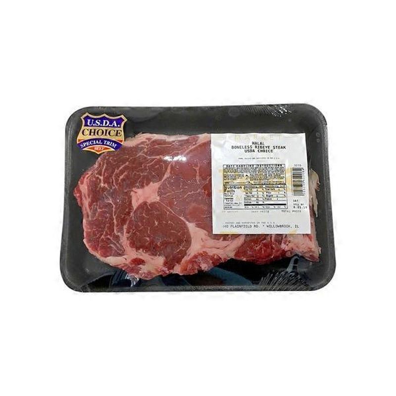 Halal Certified Boneless Ribeye Steak (1 lb) Instacart