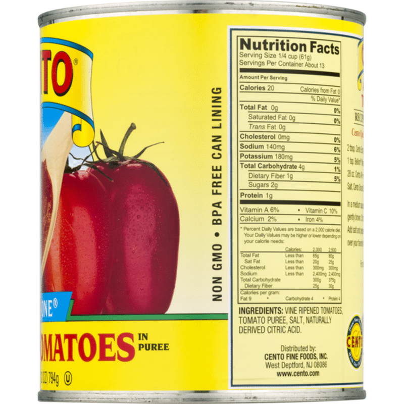 Cento AllInOne Crushed Tomatoes (28 oz) from Mariano's Instacart