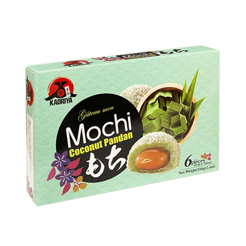 Kaoriya Coconut Pandan Flavor Mochi 7 4 Oz Delivery Or Pickup Near Me Instacart
