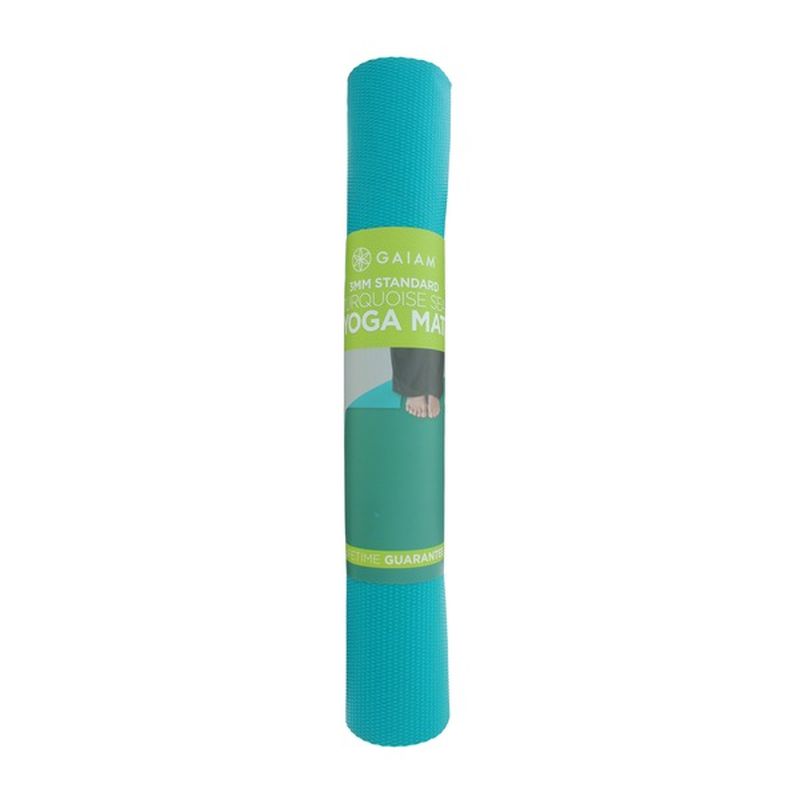 Gaiam Yoga Mat 3mm Turquoise