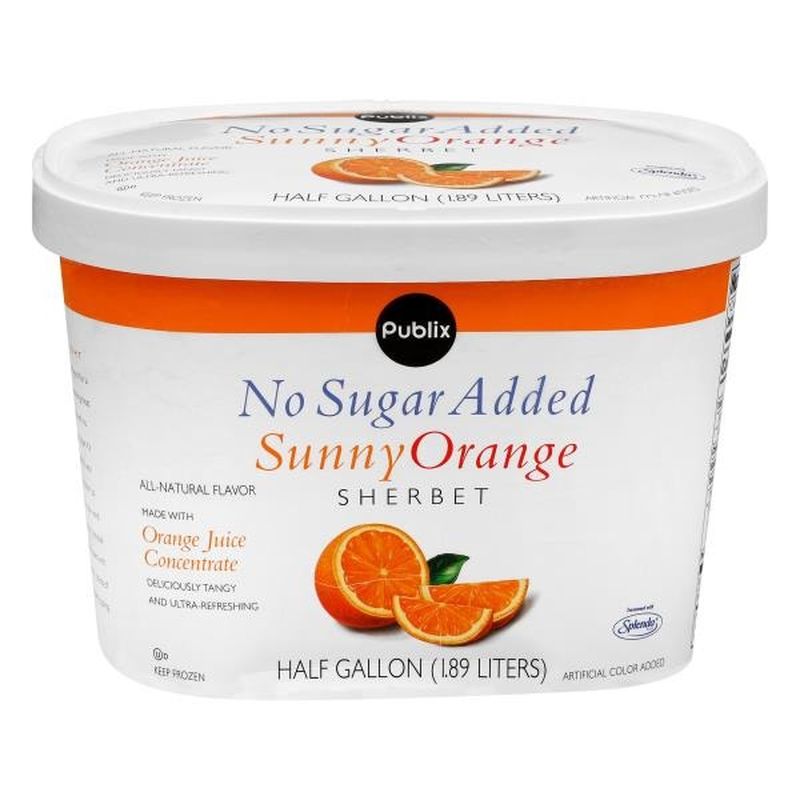 no sugar added sherbet