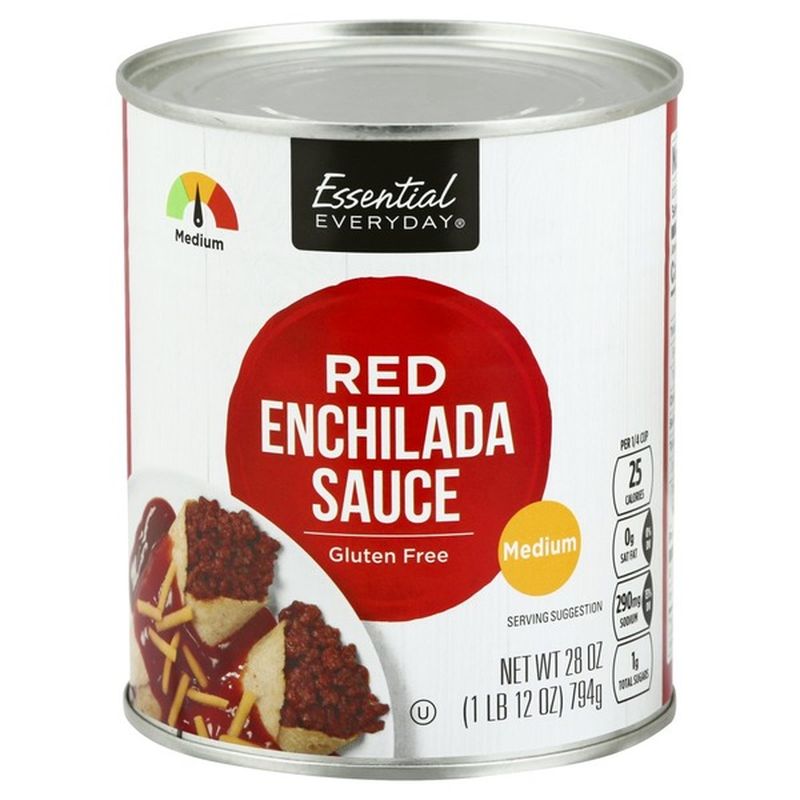Essential Everyday Enchilada Sauce, Gluten Free, Red, Medium (28 oz