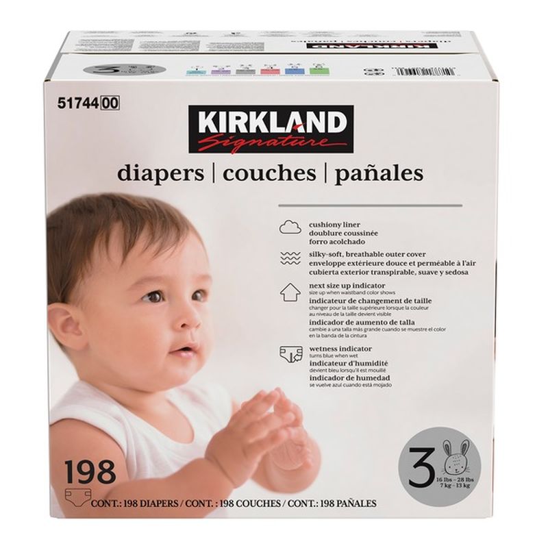 size 3 costco diapers