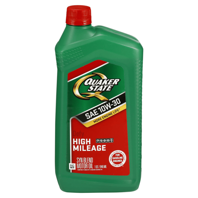 Quaker State 10W-30 Defy High Mileage Motor Oil