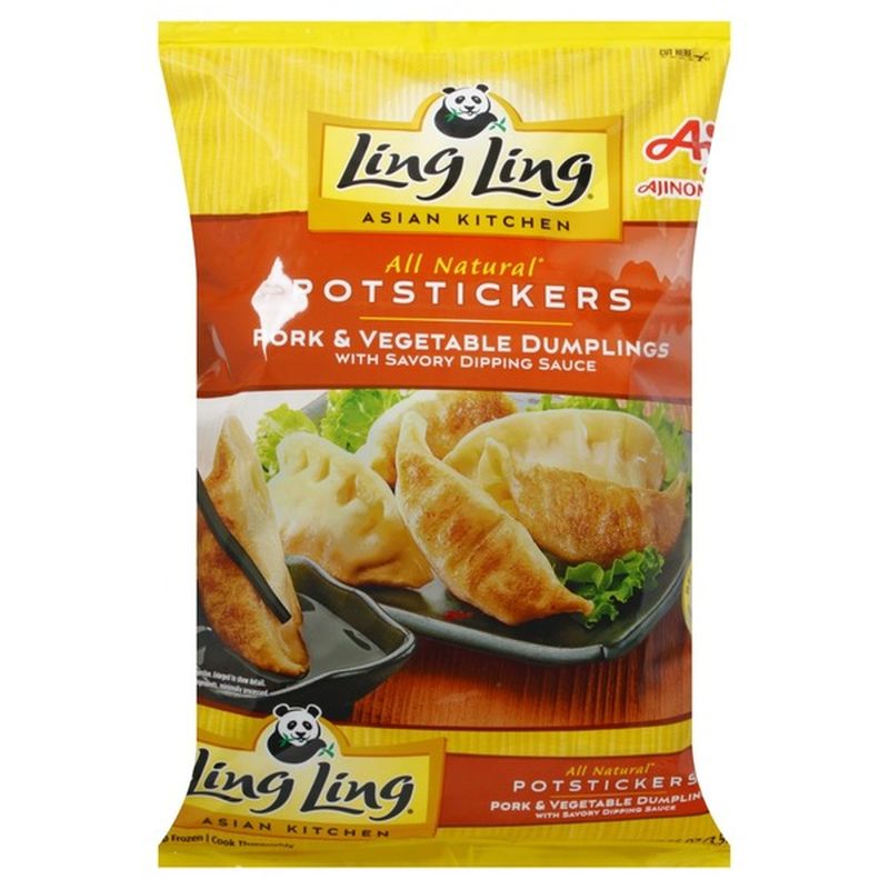 Ling Ling Pork & Vegetable Potstickers Frozen Asian Appetizers (56 oz