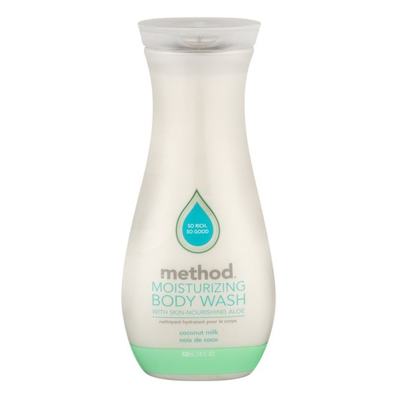 Method Moisturizing Body Wash, Coconut Milk (18 oz) - Instacart