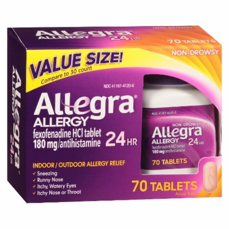 how often to take allegra 180 mg