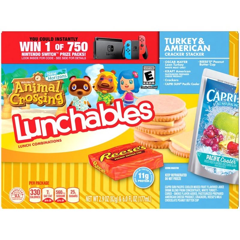 Lunchables Turkey & American with Capri Sun Convenience Meal