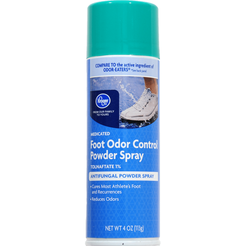 Kroger Medicated Foot & Sneaker Powder Spray (4 oz) Instacart