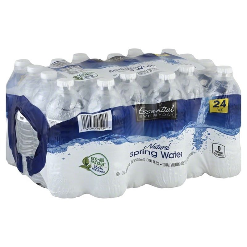 Essential Everyday Water Natural Spring 24 Pack 16 9 Fl Oz From Cub Instacart