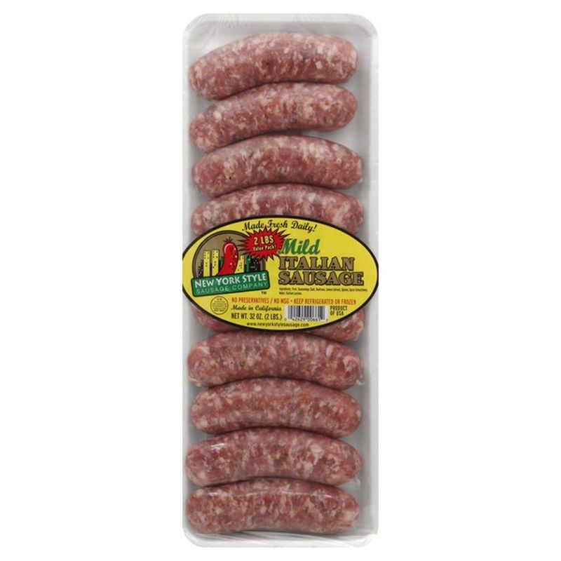 New York Style Sausage Italian Sausage, Mild, Value Pack! (32 oz) Instacart