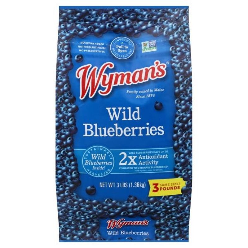 Wyman's Wild Blueberries (3 lb) from Publix Instacart
