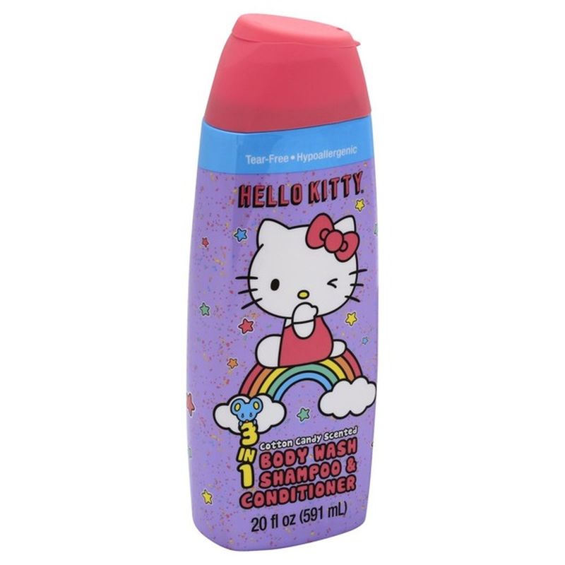 Hello Kitty 3in1 Body Wash Shampoo And Conditioner Cotton Candy (20