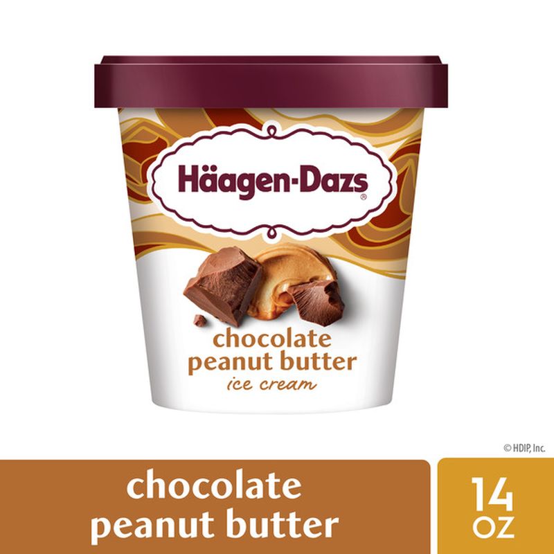 haagen dazs chocolate peanut butter calories