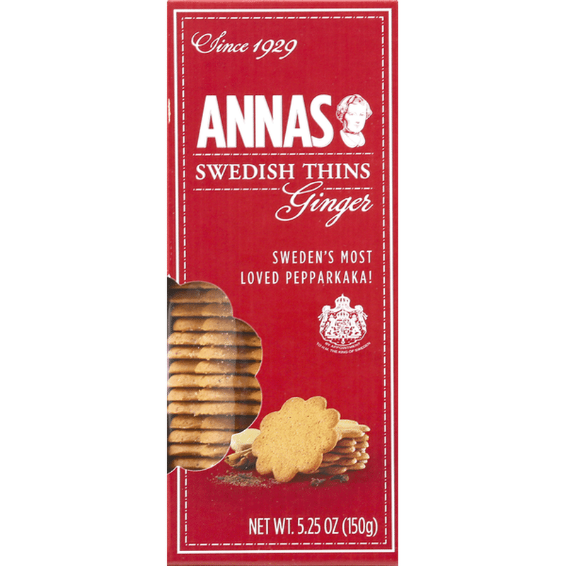 Annas Swedish Thins, Ginger (5.25 oz) from Meijer Instacart