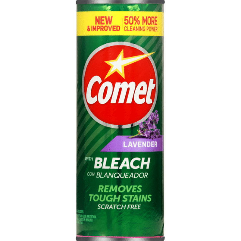 Comet Cleanser, With Bleach, Lavender (21 oz) Instacart