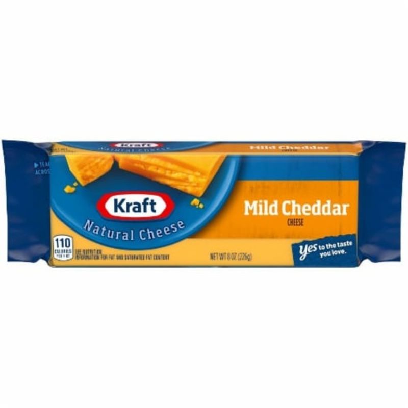 Kraft Mild Cheddar Natural Cheese (8 oz) from Food4Less Instacart