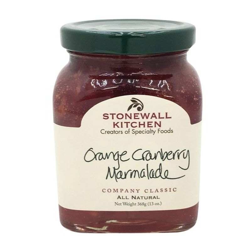 Stonewall Kitchen Marmalade, Orange Cranberry (13 oz) Instacart