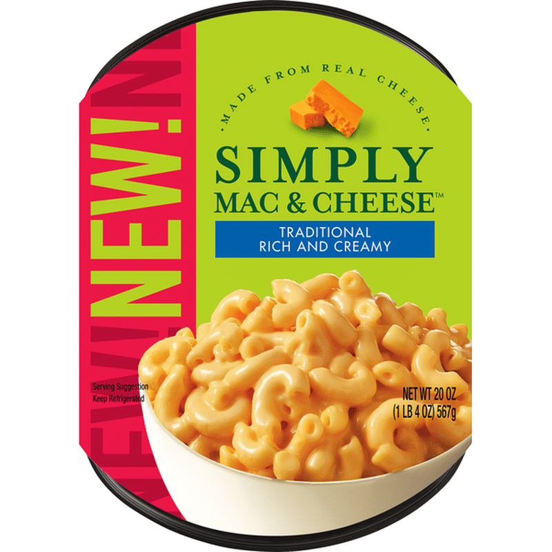 Simply Mac & Cheese, Traditional, Rich and Creamy (20 oz) - Instacart