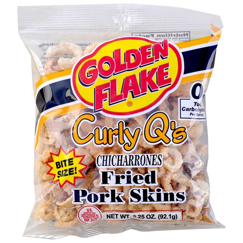 Golden Flake Pork Skins, Fried, Chicharrones (3 oz) from Albertsons