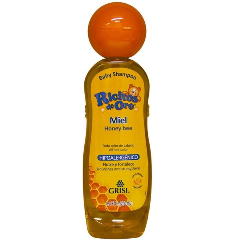 Ricitos de Oro Baby Shampoo, Hypoallergenic, Honey Bee (8.4 oz) Instacart