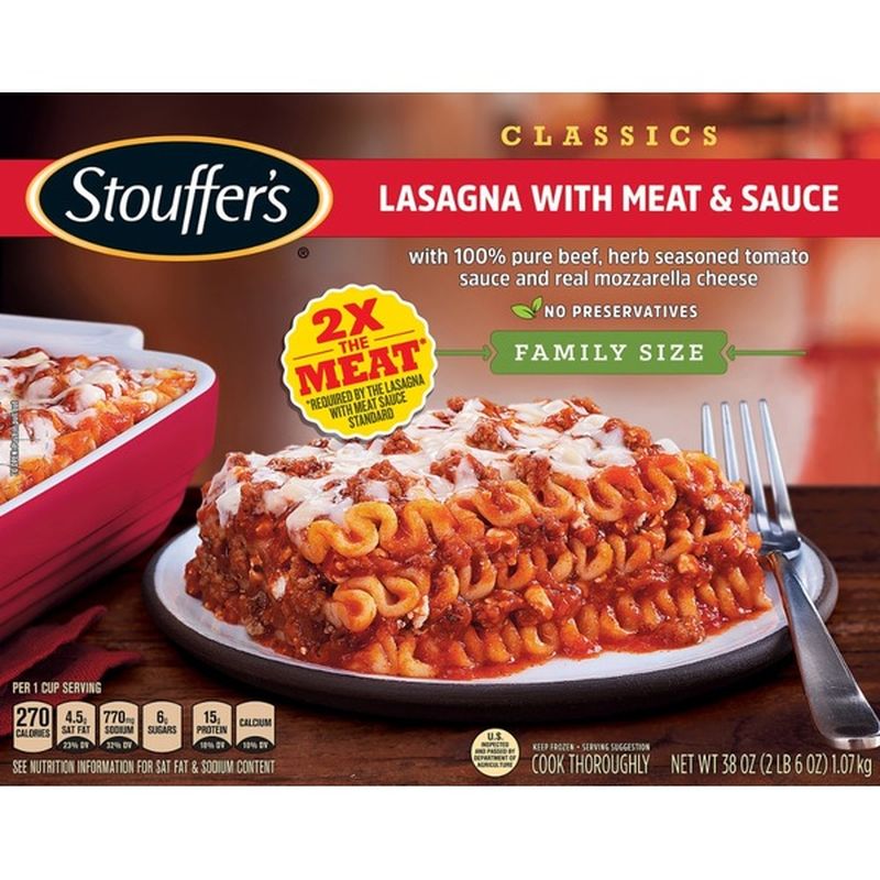 Stouffer's CLASSICS Family Size Lasagna with Meat & Sauce