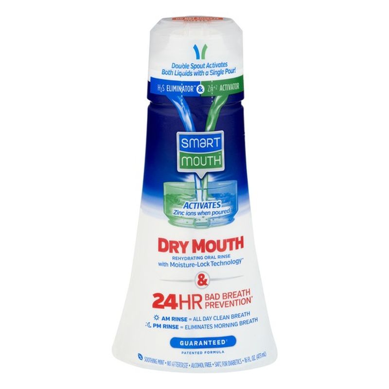 Smart Mouth Dry Mouth Soothing Mint Activated Mouthwash (16 Fl Oz) From 