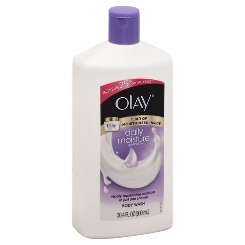 Olay Body Wash, Daily Moisture, Bonus, Bottle (30.4 oz) Instacart