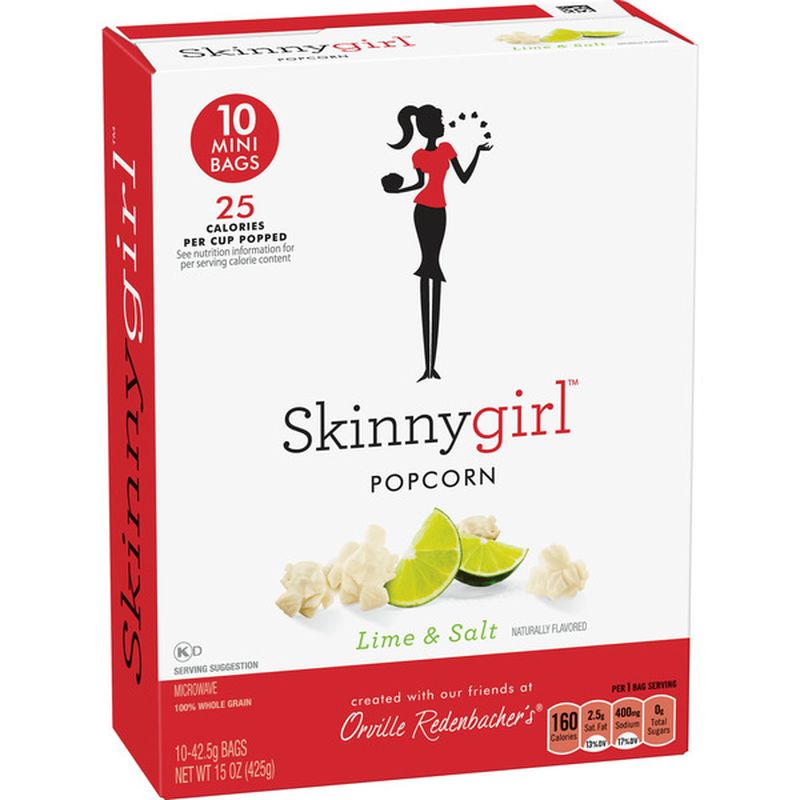 Orville Redenbachers Skinny Girl Lime And Salt Popcorn 15 Oz 