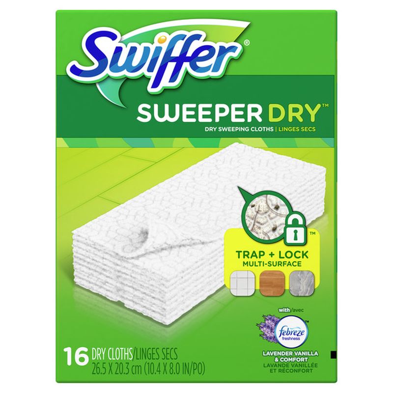 swiffer dry sweeping cloths