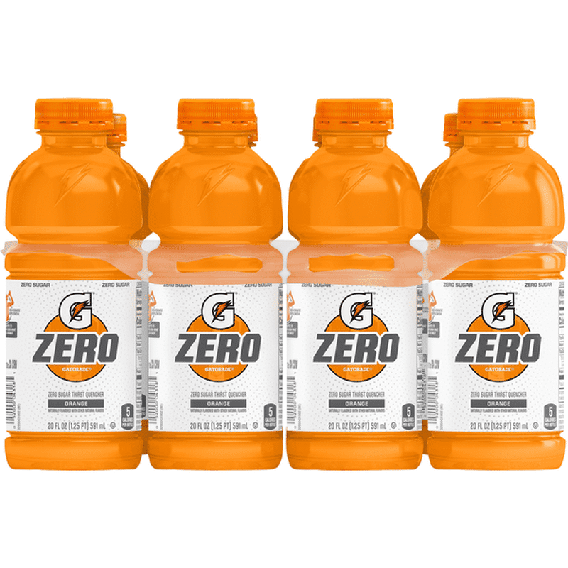 Gatorade Zero Sugar Orange Flavored Thirst Quencher (20 fl oz) - Instacart