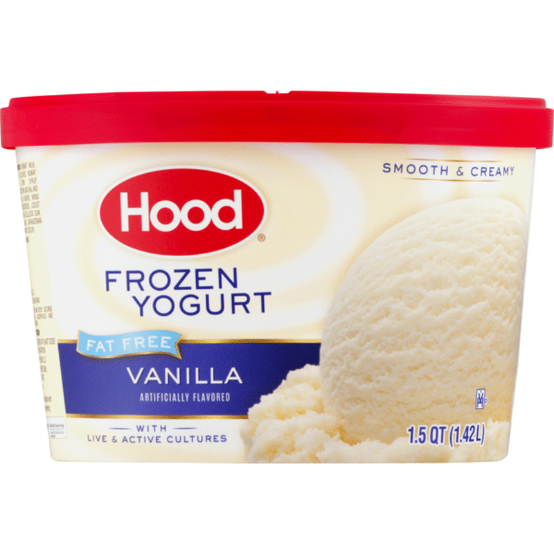 Hood Fat Free Vanilla Frozen Yogurt (48 oz) - Instacart