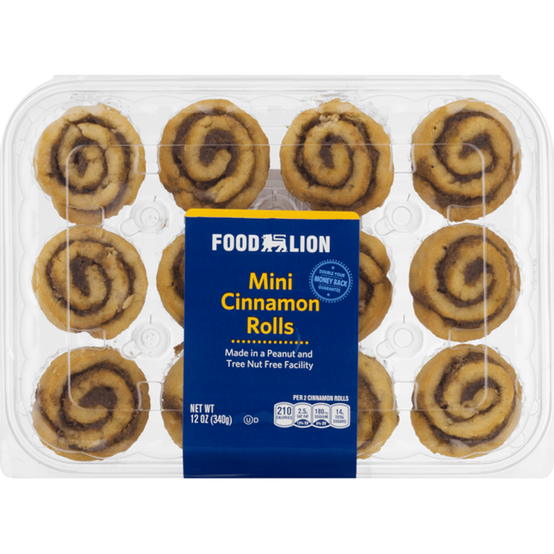 Food Lion Cinnamon Rolls, Mini (12 oz) Delivery or Pickup Near Me Instacart