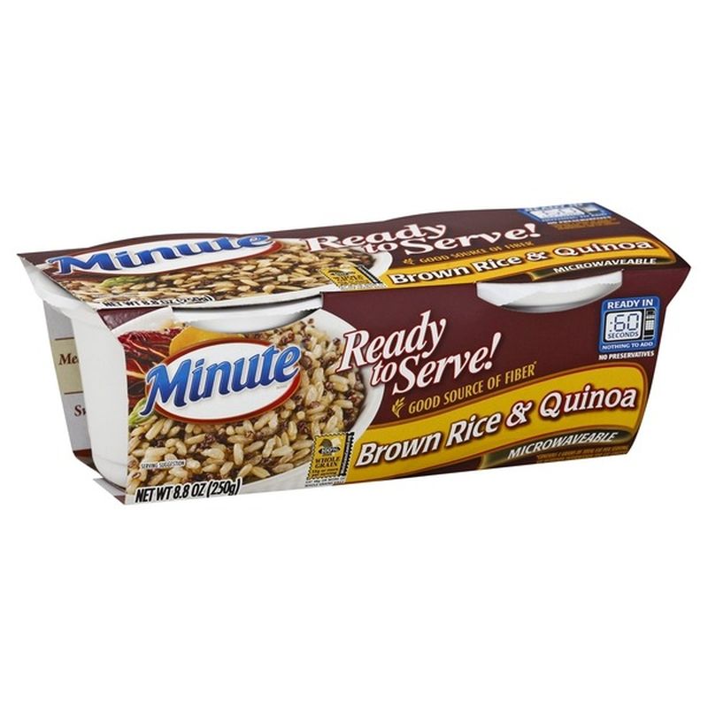 Minute Rice Ready To Serve Brown Rice & Quinoa (4.4 oz) - Instacart