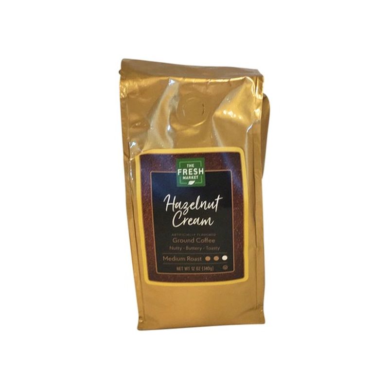 The Fresh Market Hazelnut Cream Ground Coffee (12 oz) - Instacart