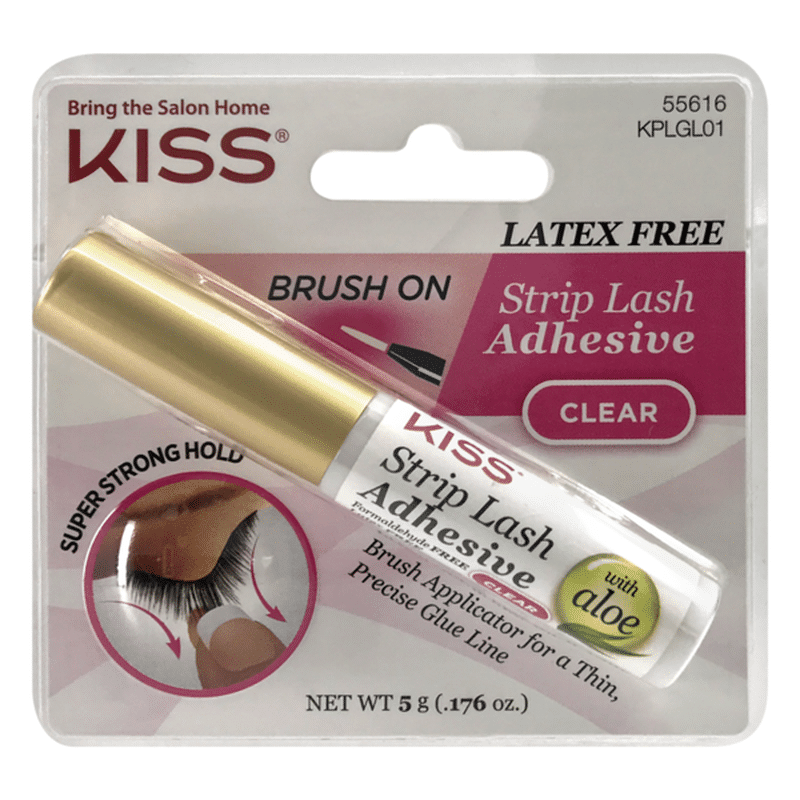 Kiss Clear Strip Eyelash Adhesive With Aloe (0.176 oz) Instacart
